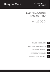 Bedienungsanleitung Krüger and Matz KM0370-FHD Projektor