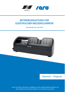 Bedienungsanleitung Saro 232-1005 Messerschärfer