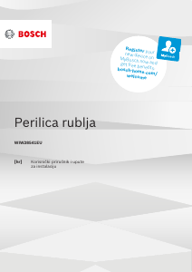Priručnik Bosch WIW28541EU Stroj za pranje rublja