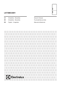 Manuál Electrolux LNT5ME36W1 Lednice s mrazákem