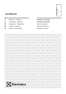 Vadovas Electrolux LNT7ME34G1 Šaldytuvas-šaldiklis