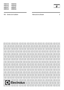Manual Electrolux KBD4Z Sertar termic