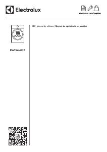 Manual Electrolux EW7W4492E Mașină de spalat cu uscator