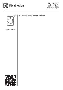 Manual Electrolux EW7F3494EQ Mașină de spălat