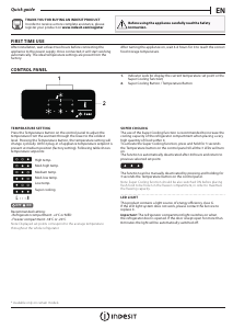 Handleiding Indesit LI8 S1E W Koel-vries combinatie