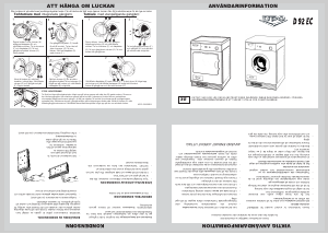 Bruksanvisning UPO D92EC Torktumlare