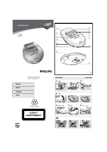 Bedienungsanleitung Philips AX2301 Discman