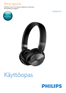 Käyttöohje Philips SHB8850NC Kuuloke
