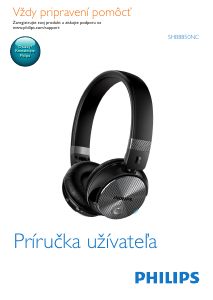 Návod Philips SHB8850NC Slúchadlá
