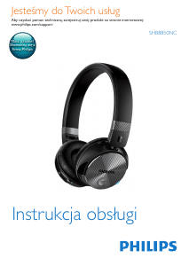 Instrukcja Philips SHB8850NC Słuchawki