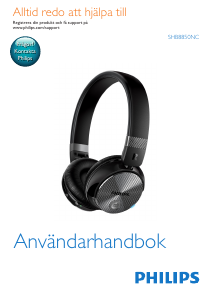 Bruksanvisning Philips SHB8850NC Hörlurar