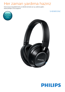 Kullanım kılavuzu Philips SHB9850NC Kulaklık