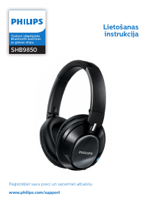 Rokasgrāmata Philips SHB9850NC Galvas tālrunis
