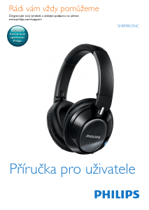 Manuál Philips SHB9850NC Sluchátka