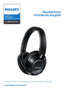 Vadovas Philips SHB9850NC Ausinės