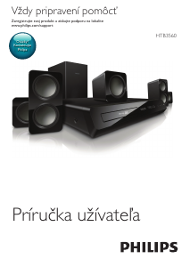 Návod Philips HTB3560 Domáce kino