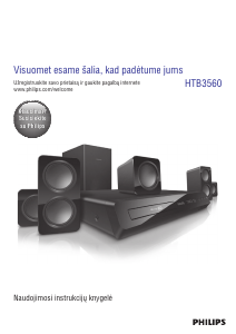 Vadovas Philips HTB3560 Namų kino sistema