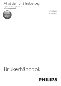 Bruksanvisning Philips HTB9225D Hjemmeteatersystem