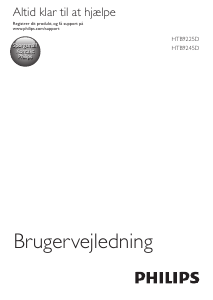Brugsanvisning Philips HTB9225D Hjemmebiosystem