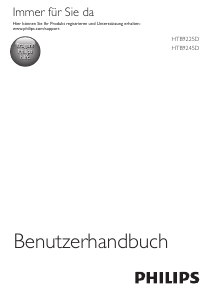 Bedienungsanleitung Philips HTB9245D Heimkinosystem