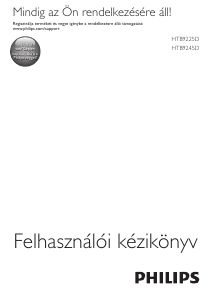 Használati útmutató Philips HTB9245D Házimozi-rendszer