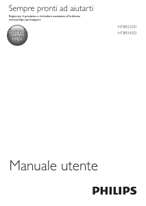 Manuale Philips HTB9245D Sistema home theater