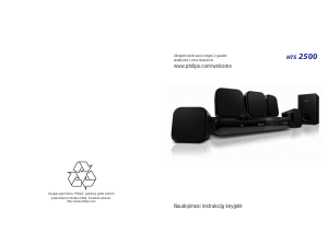 Vadovas Philips HTS2500 Namų kino sistema