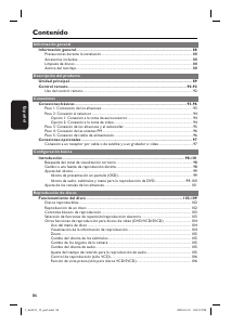 Manual de uso Philips HTS3011 Sistema de home cinema