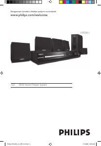 Manuál Philips HTS3011 Domácí kino