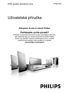 Manuál Philips HTS3100 Domácí kino