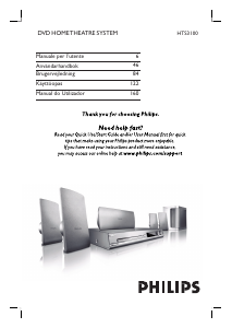 Manuale Philips HTS3100 Sistema home theater