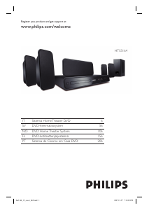 Manuale Philips HTS3164 Sistema home theater