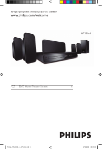 Manuál Philips HTS3164 Domácí kino