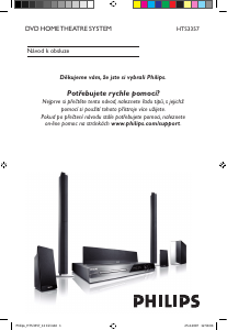 Manuál Philips HTS3357 Domácí kino