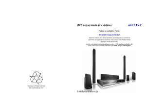 Rokasgrāmata Philips HTS3357 Mājas kinozāles sistēma