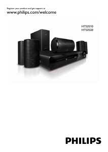 Manual Philips HTS3520 Sistemas de cinema em casa