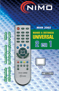 Manual de uso Nimo MAN 2002 Control remoto