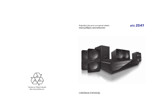 Rokasgrāmata Philips HTS3541 Mājas kinozāles sistēma
