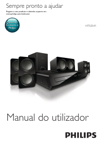 Manual Philips HTS3541 Sistemas de cinema em casa