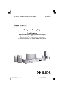 Bruksanvisning Philips HTS5700R Hembiopaket