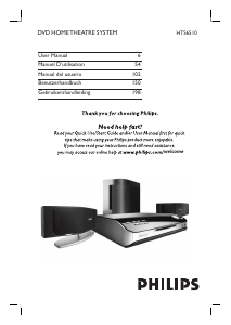 Manual Philips HTS6510 Home Theater System