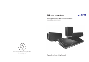 Vadovas Philips HTS6515 Namų kino sistema