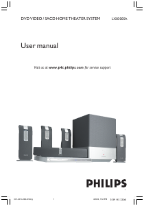 Manual Philips LX8300SA Home Theater System