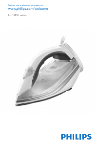 Mode d’emploi Philips GC5055 Fer à repasser
