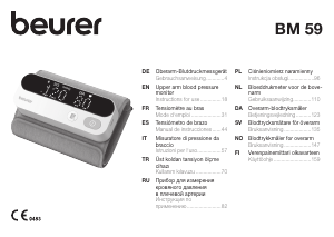 Manual de uso Beurer BM 59 Tensiómetro