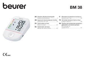 Manual de uso Beurer BM 38 Tensiómetro