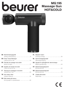 Manual de uso Beurer MG 195 Masajeador