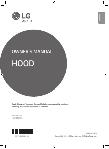 Manual LG HCED3615S Cooker Hood