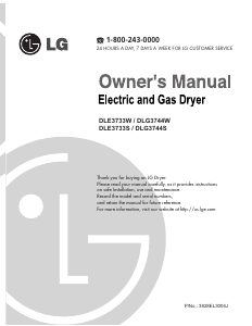 Handleiding LG DLG3744W Wasdroger