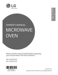 Handleiding LG MC3286BRUM Magnetron